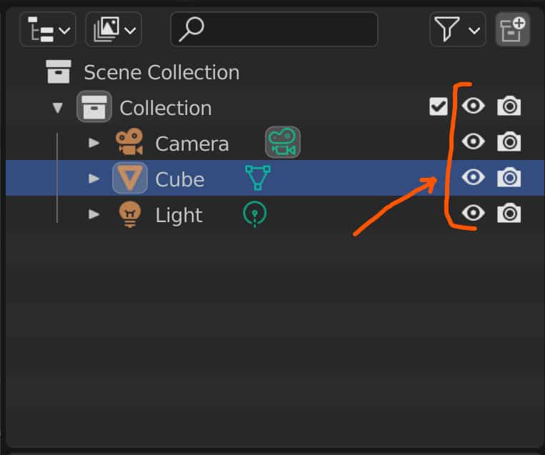 How To Hide Objects In The 3D Viewport?