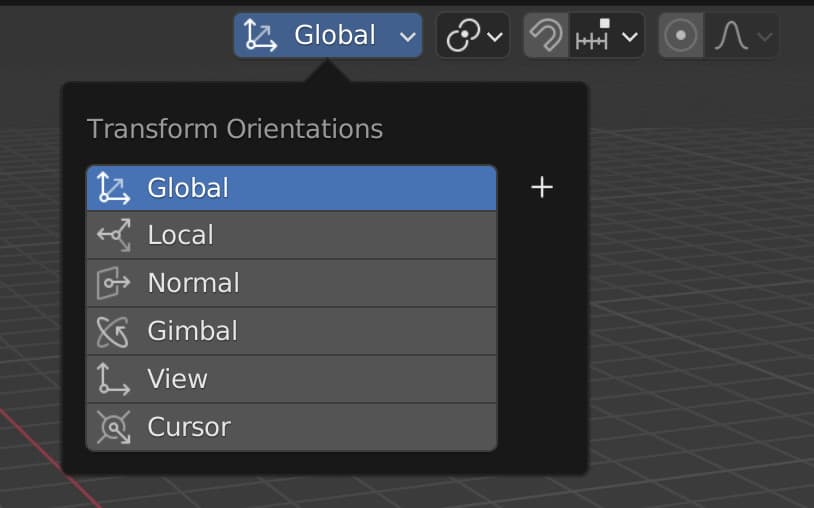 Using The Different Transform Orientations In Blender?